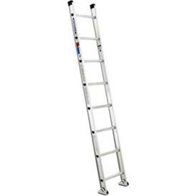 8' Type 1A Aluminum D-Rung Straight Ladder