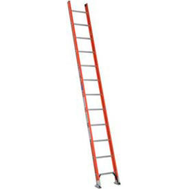 12' Type 1A Fiberglass D-Rung Straight Ladder