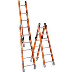 12' Type 1AA Fiberglass Combination Ladder
