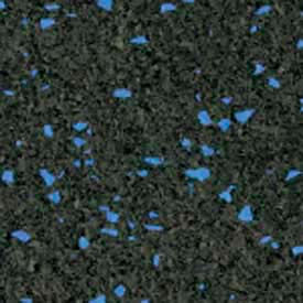 Recoil Rubber Fitness Tile, Interlock, 36"L X 36"W, Cobalt