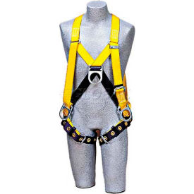 Delta Step-In Style Harness, Large, Front/Back/Side D-Rings, Tongue Buckle Legs, No Chest Strap