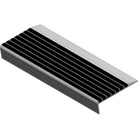 Stair Tread With Bar Abrasive BSTRB-A5D-48, Extruded Aluminum, 48"W X 5"D
