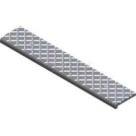 Stair Tread With Crosshatch, Type 319 Cast Aluminum, 48"W X 3"D