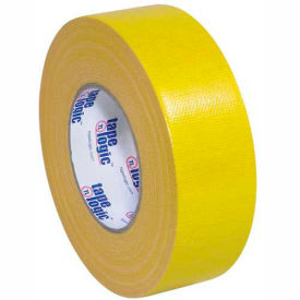 Cloth Duct Tape, 2" x 60 yds, 10 Mil, Yellow - 3/PACK