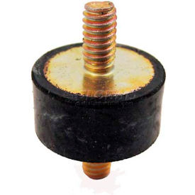 Vibration Mount, 2 Threaded Studs, 1.50" Dia, .75"H, 5/16-18 Thread