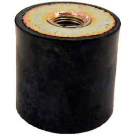 Vibration Mount, 2 Tapped Holes, .63" Dia, .50" Height, 8-32 Thread