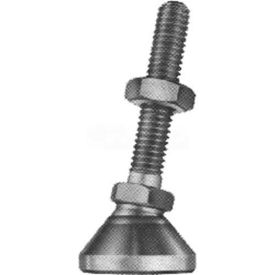 Leveling Mount, 5/16-18 x 2" Thread Length, 1.25" Base Dia, 2.88"H, 2300 Lbs. Load Cap