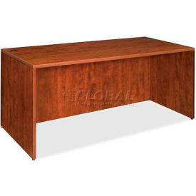 Rectangular Desk Shell - 60"W x 30"D x 29-1/2"H - Cherry - Essentials