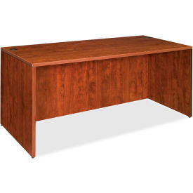 Rectangular Desk Shell - 66"W x 30"D x 29-1/2"H - Cherry - Essentials Series