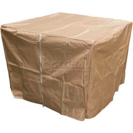 Fire Pit Cover Waterproof 39"L x 39"W x 28"H Tan