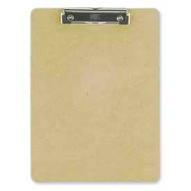 Recycled Low-Profile Clipboard, Letter Size, 9" x 12-1/2", Brown