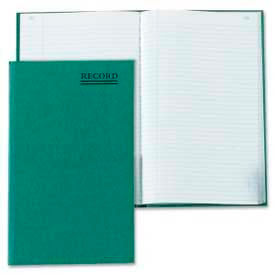 Record Book, Record Ruled, 6-1/4" x 9-5/8", Emerald Cover, 200 Pages/Pad