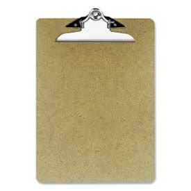 Hardboard Clipboard, 9" x 12-1/2", Brown