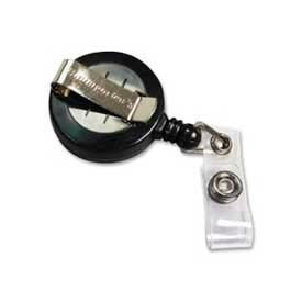 Card Reel with Belt Clip, 30" Cord, 25/Box