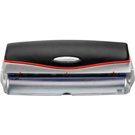Optima Electric Punch, 3 Holes, 20 Sheets, Black/Silver