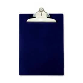Recycled Plastic Clipboard with Antimicrobial Protection, 8-1/2" x 12", Blue