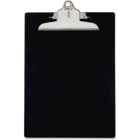 Recycled Plastic Clipboard with Antimicrobial Protection, 8-1/2" x 12", Black