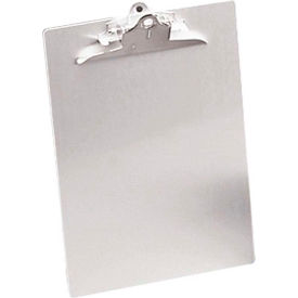 Recycled Aluminum Clipboard with Antimicrobial Protection, 8-1/2" x 12", Silver