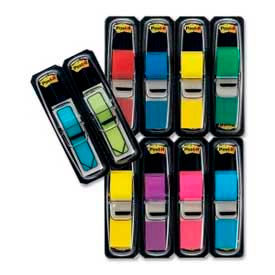 Flags Value Pack, 1/2" Wide, Assorted Colors, 280 Flags/Pack + FREE 48 Arrow Flags