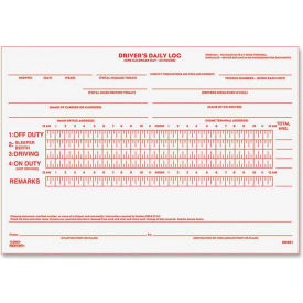 Driver's Daily Log Book, 2-Part, 5-1/2" x 7-7/8", 31 Sets/Pad