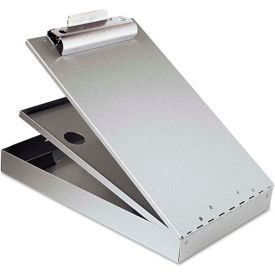 Clipboard, Top Opening, 8-1/2" x 12", Silver