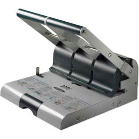 High Capacity Adjustable Punch, 2 - 3 Holes, 160 Sheet Capacity, Gray