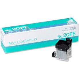 Flat Clinch Stapler Cartridge, For MAX EH-20F Stapler, 20 Sheet Capacity, 2000/Box