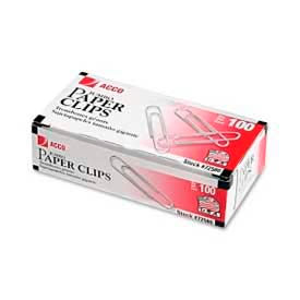 Economy Jumbo Paper Clips, Silver, 1000/Pack