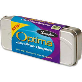 Optima Premium Staples, 1/4" Leg Length, 210 Per Strip, 3750/Box