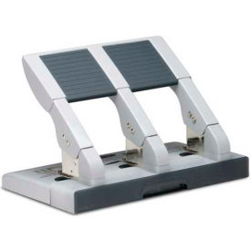 High Capacity Heavy Duty Punch, Antimicrobial, 75 Sheet Capacity, Gray