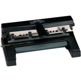 Heavy Duty Punch, 2 - 4 Holes, Adjustable Centers, A4 Compatible, 40 Sheets, Black