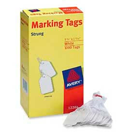 Marking Tags, 1-3/4" x 1-3/32", White, 1000 Tags/Box