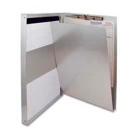 Recycled Aluminum Forms Holder, Side Opening, 8-1/2" x 14", Silver