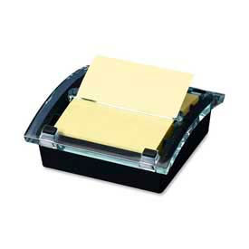 Pop-up Notes Dispenser, 3 in x 3 in, Black Dispenser, 50 Sheets/Dispenser
