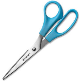 All Purpose Value Scissors, 8"L Straight, Blue