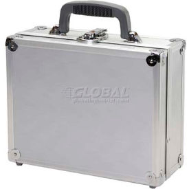Business/Office Case, 12"L x 9-1/2"W x 5"H, Smooth Silver