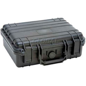Waterproof Utility Cases, Medium Case, 12"L x 9"W x 4-1/2"H, Black