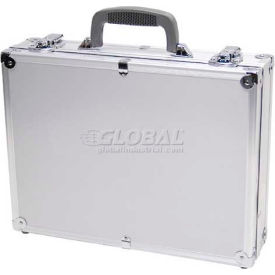 Business/Office Case, 16"L x 12"W x 4"H, Smooth Silver