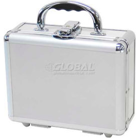 Business/Office Case, 9"L x 7"W x 3-1/2"H, Smooth Silver