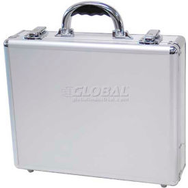 TZ Case, Business/Office Case, 15"L x 12"W x 4"H, Smooth Silver