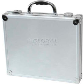 Business/Office Case, 13"L x 11"W x 2-1/2"H, Smooth Silver