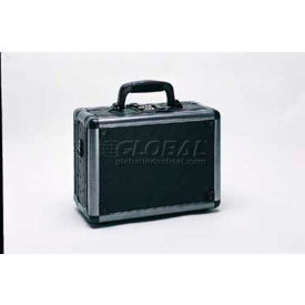 Pistol Case, 12-1/2"L x 9"W x 6"H, Black Diamond Plate