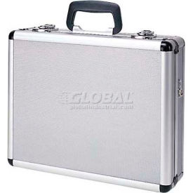 Pistol Case, 16"L x 13"W x 5"H, Silver Dot
