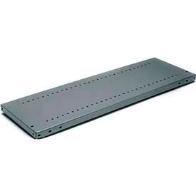 Perforated Shelf, 42"W x 24"D, 18 Gauge, 1000 lb. Capacity, Dark Gray
