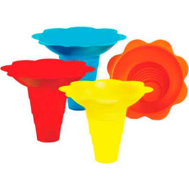 Multicolor Flower Drip Tray Cups 12 Oz, 100 Qty
