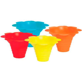 Multicolor Flower Drip Tray Cups 4 Oz, 100 Qty