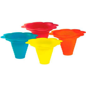 Multicolor Flower Drip Tray Cups 8 Oz, 100 Qty