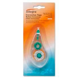 Correction Tape, 1/5 in x 236 in, White Tape, Clear Dispenser