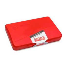 Carter's Felt Stamp Pad, 2-3/4" x 4-1/4", Red
