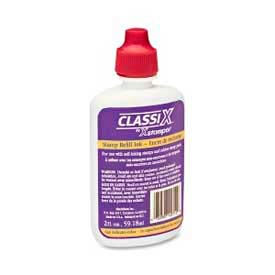 Classix Refill Ink, For Classix Self-Inking Stamps Only, 2 fl. oz. Bottle, Red